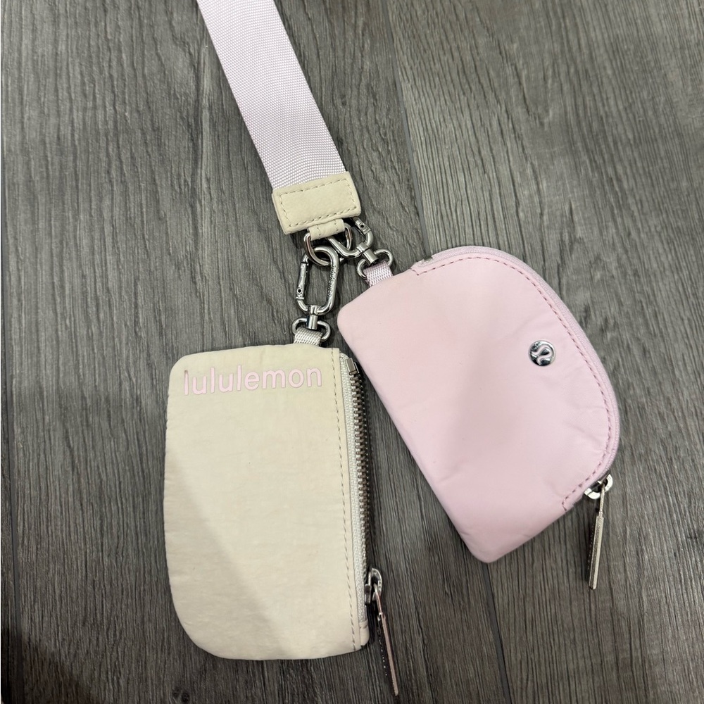 Lululemon meadowsweet dual pouch
